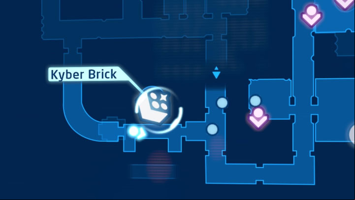 The container with the brick is in the southern part of the Death Star, on its middle level - LEGO Skywalker Saga: Death Star I (Death Star I) - unlocking and list of all puzzles - Flagships - LEGO Skywalker Saga Guide