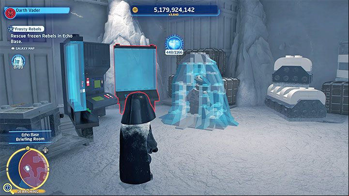 You will unlock access to the room in which, apart from the Kyber brick, there is also a rebel trapped - LEGO Skywalker Saga: Frosty Rebels - walkthrough - Challenges - LEGO Skywalker Saga Guide