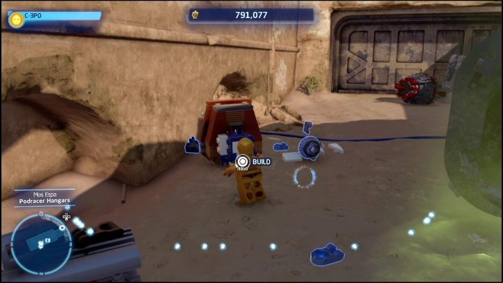 To get this collectible, all you need is an Astromech Droid - LEGO Skywalker Saga: Mos Espa - list of all puzzles - Tatooine - LEGO Skywalker Saga Guide