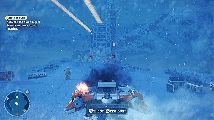 Your main objective in this stage is to activate 3 Signal Towers in order to determine the whereabouts of Luke Skywalker - LEGO Skywalker Saga: Hoth and Cold - walkthrough - Episode 5 - The Empire Strikes Back - LEGO Skywalker Saga Guide