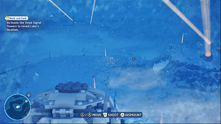 The way to the south tower is blocked and you need to clear it first - LEGO Skywalker Saga: Hoth and Cold - walkthrough - Episode 5 - The Empire Strikes Back - LEGO Skywalker Saga Guide