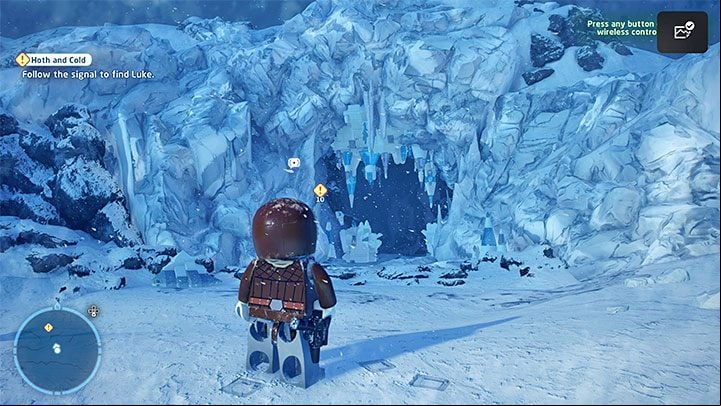 Correctly positioning the antennas from all 3 towers will allow you to add Luke's location to the map - LEGO Skywalker Saga: Hoth and Cold - walkthrough - Episode 5 - The Empire Strikes Back - LEGO Skywalker Saga Guide