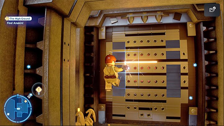 The defeated boss will run away again, this time to the location with lava - LEGO Skywalker Saga: The High Ground - walkthrough - Episode 3 - Revenge of the Sith - LEGO Skywalker Saga Guide