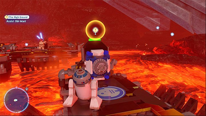 At the end of the level, Obi-Wan will have to use the help of accompanying droids - LEGO Skywalker Saga: The High Ground - walkthrough - Episode 3 - Revenge of the Sith - LEGO Skywalker Saga Guide