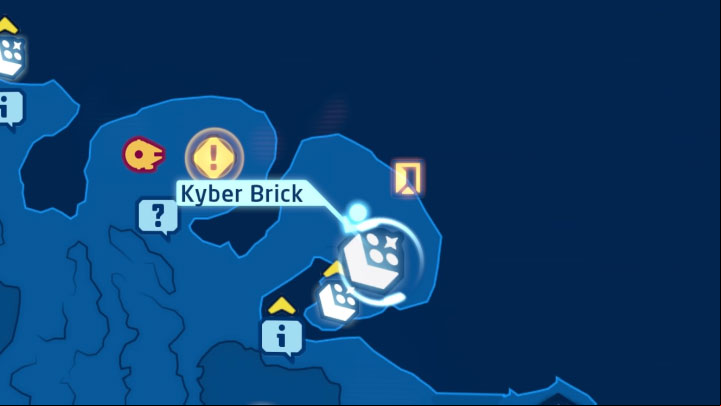 Collectible: Puzzle - Kyber Brick - LEGO Skywalker Saga: Dragonsnake Bog - list of all puzzles - Dagobah - LEGO Skywalker Saga Guide