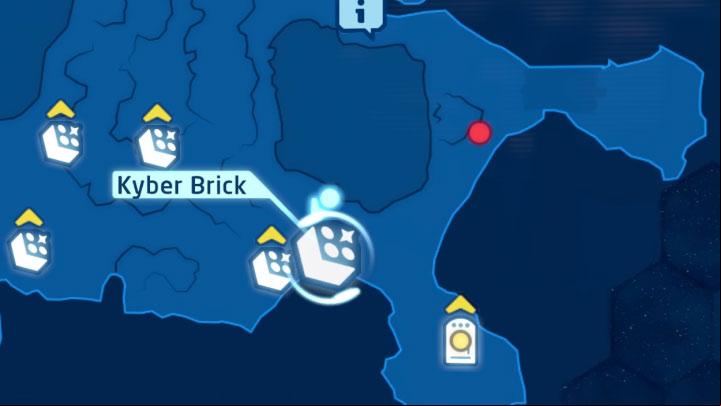 Collectible: Puzzle - Kyber Brick - LEGO Skywalker Saga: Dragonsnake Bog - list of all puzzles - Dagobah - LEGO Skywalker Saga Guide