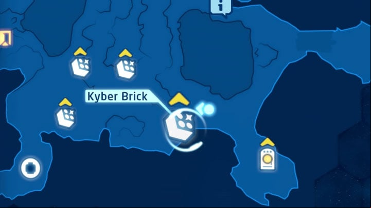 Collectible: Puzzle - Kyber Brick - LEGO Skywalker Saga: Dragonsnake Bog - list of all puzzles - Dagobah - LEGO Skywalker Saga Guide