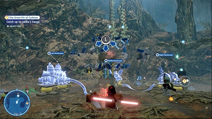 4 - LEGO Skywalker Saga: Dragonsnake Bog - list of all puzzles - Dagobah - LEGO Skywalker Saga Guide
