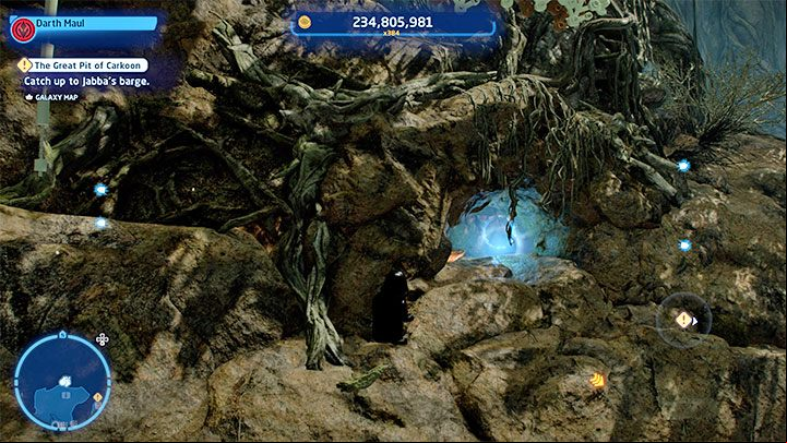 Destroy the structure each time you're done, so that you can build another mushroom - LEGO Skywalker Saga: Dragonsnake Bog - list of all puzzles - Dagobah - LEGO Skywalker Saga Guide