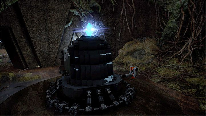 The next step is easy to miss - LEGO Skywalker Saga: Dragonsnake Bog - list of all puzzles - Dagobah - LEGO Skywalker Saga Guide