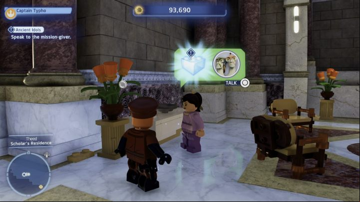 Talk to the quest giver and accept the task - LEGO Skywalker Saga: Ancient Idols - walkthrough - Naboo - Theed - LEGO Skywalker Saga Guide
