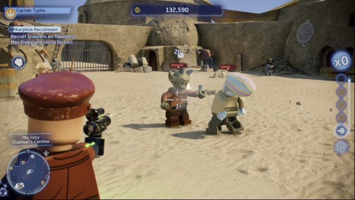 Go to Tatooine to Mos Eisley - LEGO Skywalker Saga: Kanjiklub Recruitment - walkthrough - Takodana - Maz Castle - LEGO Skywalker Saga Guide