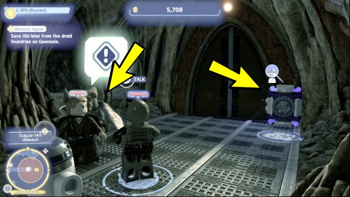 Fly to Stalgasin Hive on the planet Geonosis - LEGO Skywalker Saga: Gungans Gone - walkthrough - Naboo - Lake Paonga - LEGO Skywalker Saga Guide