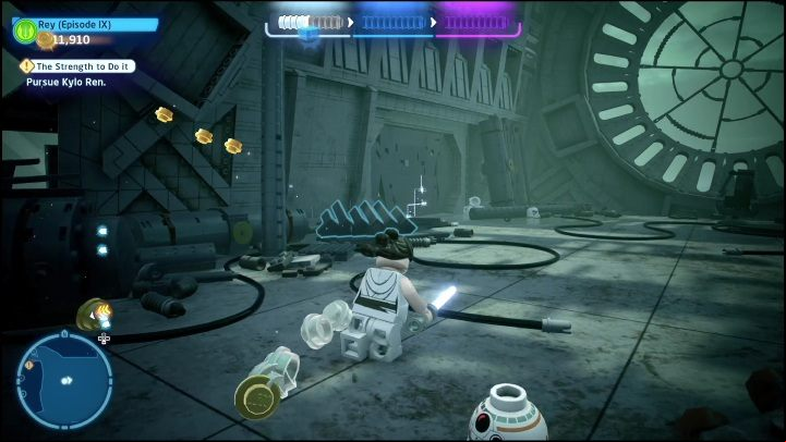 To get the first collectible you must open the door right after the initial boss fight - LEGO Skywalker Saga: The Rise of Skywalker - list of collectibles and rewards - Minikits - LEGO Skywalker Saga Guide