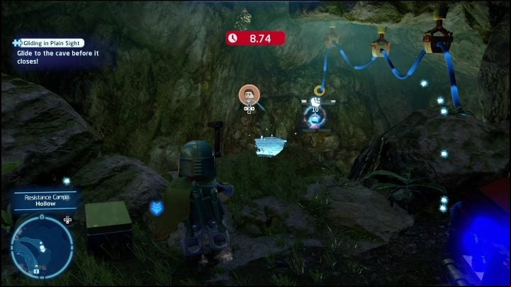 This brick is hidden in a cave - LEGO Skywalker Saga: Resistance Camp - list of all puzzles - Ajan Kloss - LEGO Skywalker Saga Guide
