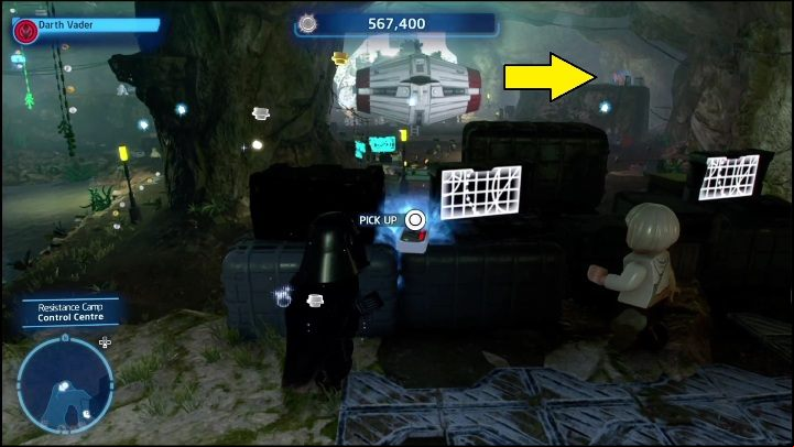 You need a card to get this brick - LEGO Skywalker Saga: Resistance Camp - list of all puzzles - Ajan Kloss - LEGO Skywalker Saga Guide