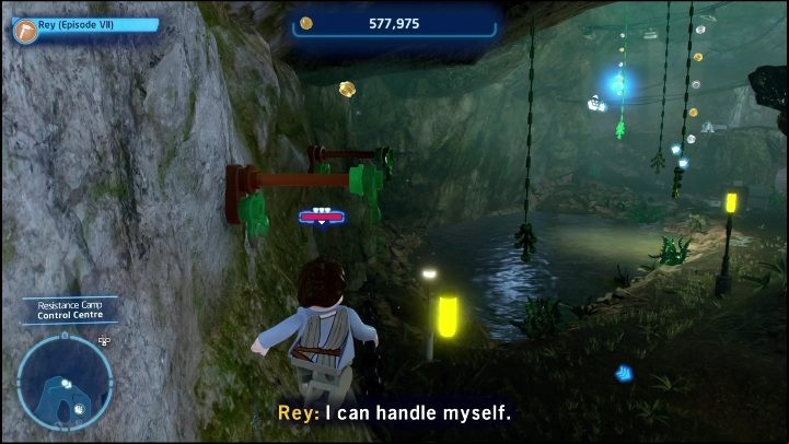You need a Jedi to get this collectible - LEGO Skywalker Saga: Resistance Camp - list of all puzzles - Ajan Kloss - LEGO Skywalker Saga Guide