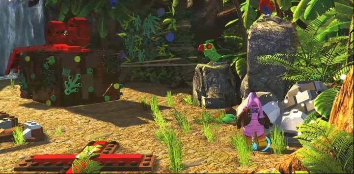 The last build to complete. - Minikit in level 9 (Nomanisan Island) in LEGO The Incredibles - Location of all minikits - LEGO The Incredibles Game Guide