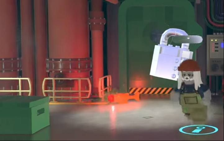 Minikit #3. - Minikits in level 6 (Screenslaver Showdown) in LEGO The Incredibles - Location of all minikits - LEGO The Incredibles Game Guide