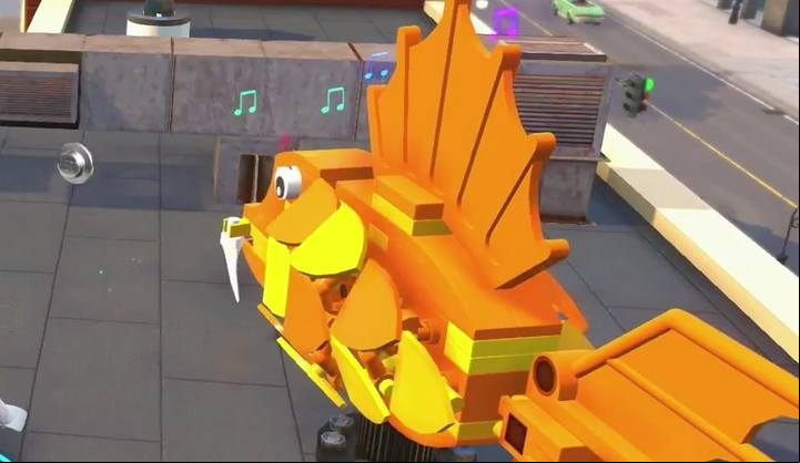 Build five orange fish. - Challenges in LEGO The Incredibles - Maps of challenges and golden bricks - LEGO The Incredibles Game Guide
