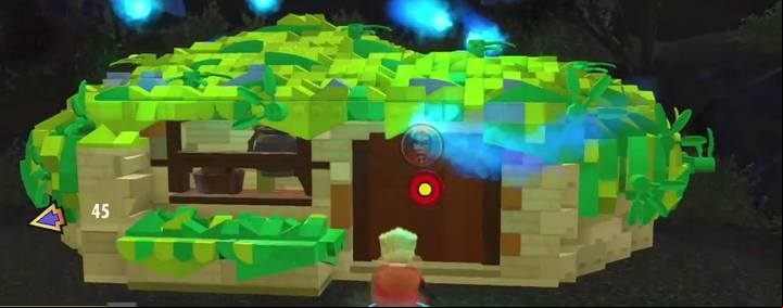 A hut in the City Park. - Red bricks (Super builds) - Maps of challenges and golden bricks - LEGO The Incredibles Game Guide