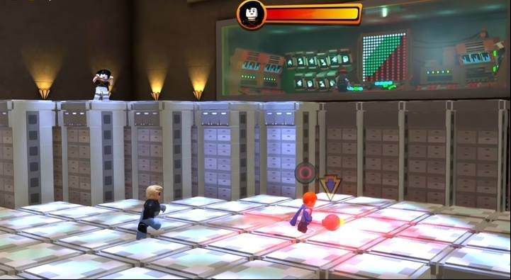 On the last arena, a mime will be throwing bombs at you - The Golden Years - Level 7 in LEGO The Incredibles Walkthrough - Walkthrough - LEGO The Incredibles Game Guide