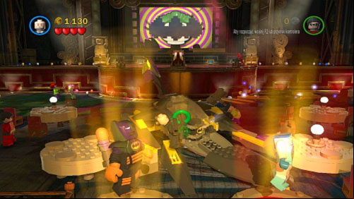 #01 - Use Lexs weapon on the Batmobils hood - Theatrical Pursuits | Minikits - Minikits - LEGO Batman 2: DC Super Heroes Game Guide & Walkthrough