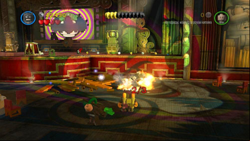 #02 - Destroy all tables in the area - Theatrical Pursuits | Minikits - Minikits - LEGO Batman 2: DC Super Heroes Game Guide & Walkthrough