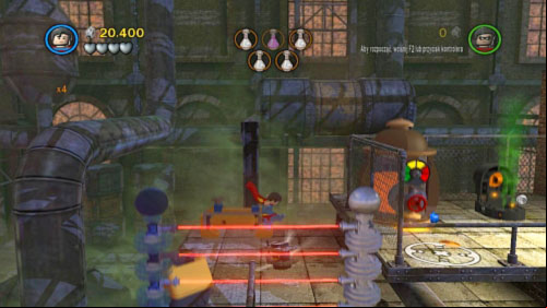 #04 - When you the damaged bridge fly over lasers and land straight on the minikit - Chemical Crisis | Minikits - Minikits - LEGO Batman 2: DC Super Heroes Game Guide & Walkthrough