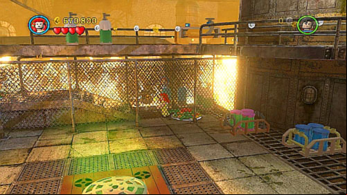 #09 - In the burning area (that same where you must cut off the electricity) - Chemical Crisis | Minikits - Minikits - LEGO Batman 2: DC Super Heroes Game Guide & Walkthrough