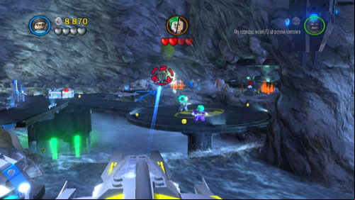 #02 - During shooting at enemies from vehicles shoot down three boxes with balloons - Unwelcome Guests | Minikits - Minikits - LEGO Batman 2: DC Super Heroes Game Guide & Walkthrough