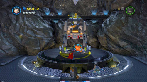 #08 - After diverting dinosaur destroy golden brick under him - Unwelcome Guests | Minikits - Minikits - LEGO Batman 2: DC Super Heroes Game Guide & Walkthrough