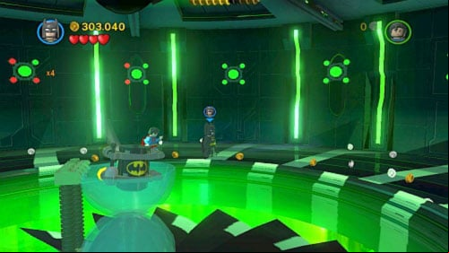 #07 - In the same room use Lex to destroy black doors on the right, move to the hidden location and throw Batarang at all shiny point on the wall - Destination Metropolis | Minikits - Minikits - LEGO Batman 2: DC Super Heroes Game Guide & Walkthrough