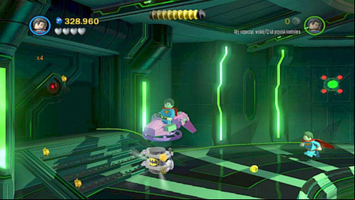 #08 - In this same location, destroy all objects near right wall, build flying vehicle and fly to the doors on the left - Destination Metropolis | Minikits - Minikits - LEGO Batman 2: DC Super Heroes Game Guide & Walkthrough
