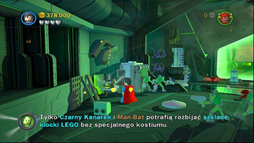 #10 - In the location before the cockpit - use Lex to destroy bricks on the left and destroy golden pipes with laser - Destination Metropolis | Minikits - Minikits - LEGO Batman 2: DC Super Heroes Game Guide & Walkthrough