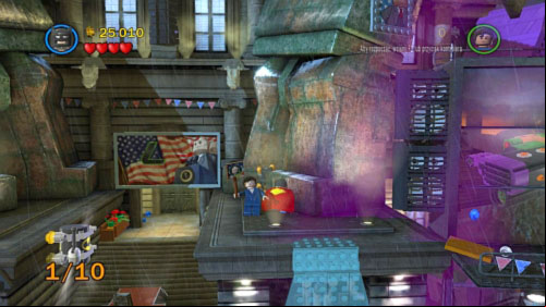 #07 - In the first location when you get to the top of frozen wall through man and jump behind rocks - The Next President | Minikits - Minikits - LEGO Batman 2: DC Super Heroes Game Guide & Walkthrough