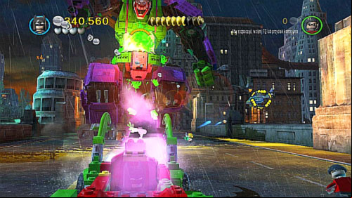 #10 - During the chase the chopper will show on the right side of the road, destroy it - Core Instability | Minikits - Minikits - LEGO Batman 2: DC Super Heroes Game Guide & Walkthrough