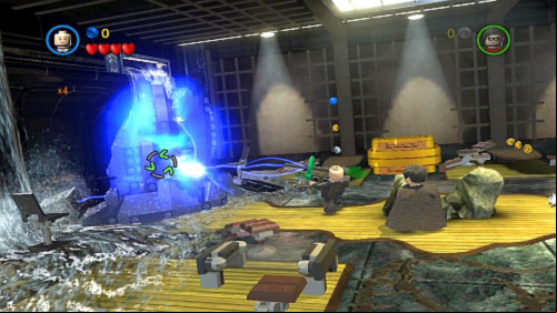 #02 - In the same place destroy black bricks on the left and set them with Flash - Tower Defiance | Minikits - Minikits - LEGO Batman 2: DC Super Heroes Game Guide & Walkthrough