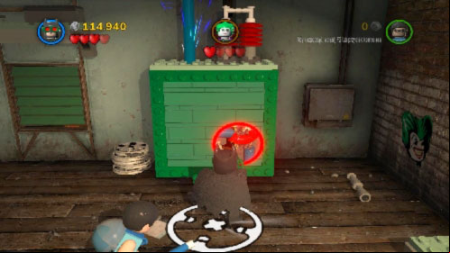 through the doors - Theatrical Pursuits | Walkthrough - Walkthrough - LEGO Batman 2: DC Super Heroes Game Guide & Walkthrough