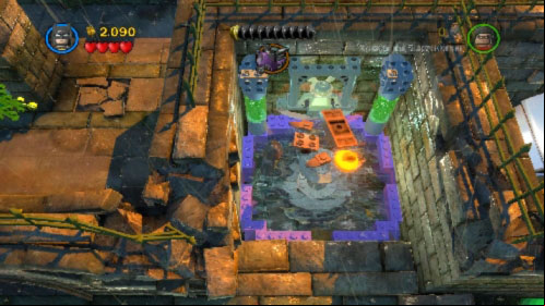 In this mission you will have to eliminate some opponents in vehicles - Arkham Asylum Antics | Walkthrough - Walkthrough - LEGO Batman 2: DC Super Heroes Game Guide & Walkthrough