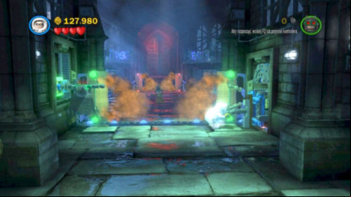Get upstairs and through the corridor with lots of enemies - Asylum Assignment | Walkthrough - Walkthrough - LEGO Batman 2: DC Super Heroes Game Guide & Walkthrough