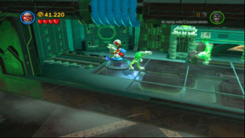 After the chase you will start next section inside the vehicle - Chemical Signature | Walkthrough - Walkthrough - LEGO Batman 2: DC Super Heroes Game Guide & Walkthrough