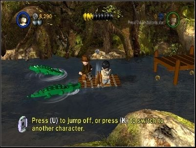 You will be on the river bank - Chapter 1 - The Lost Temple - part 1 - Riders of the Lost Ark - LEGO Indiana Jones: The Original Adventures - Game Guide and Walkthrough