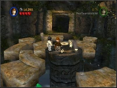 The temple will start to collapse and the foot-bridge will start to move - Chapter 1 - The Lost Temple - part 2 - Riders of the Lost Ark - LEGO Indiana Jones: The Original Adventures - Game Guide and Walkthrough