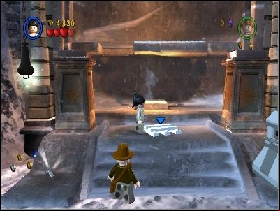 Compose the LEGO pieces and take them to the elevator on the right - Chapter 2 - Into the Mountains - part 2 - Riders of the Lost Ark - LEGO Indiana Jones: The Original Adventures - Game Guide and Walkthrough