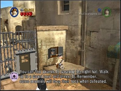 In the next location you need to find a German dressed in black - Chapter 3 - City of Danger - part 2 - Riders of the Lost Ark - LEGO Indiana Jones: The Original Adventures - Game Guide and Walkthrough
