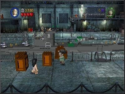 Go to the right and take the box - Chapter 6 - Opening the Ark - Riders of the Lost Ark - LEGO Indiana Jones: The Original Adventures - Game Guide and Walkthrough