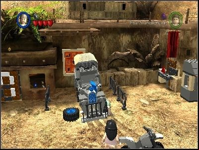 Defeat enemies on the roof and take a wrench - Chapter 6 - Opening the Ark - Riders of the Lost Ark - LEGO Indiana Jones: The Original Adventures - Game Guide and Walkthrough