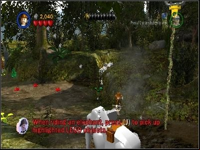 You will start the level with many elephants around you - Chapter 2 - Pankot Secrets - part 1 - The Temple of Doom - LEGO Indiana Jones: The Original Adventures - Game Guide and Walkthrough