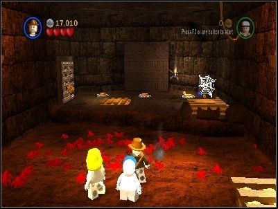 You will reach a room with lots of scorpions - Chapter 2 - Pankot Secrets - part 2 - The Temple of Doom - LEGO Indiana Jones: The Original Adventures - Game Guide and Walkthrough